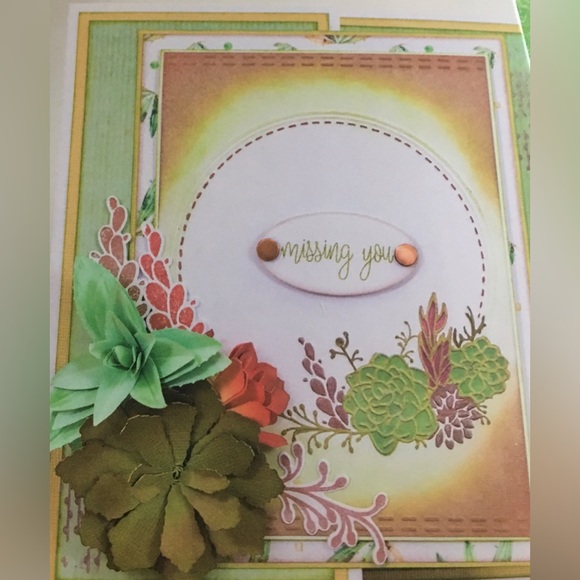 Crafter’s Companion Sensational Succulents 5x7 Embossing Folder - Picture 5 of 5